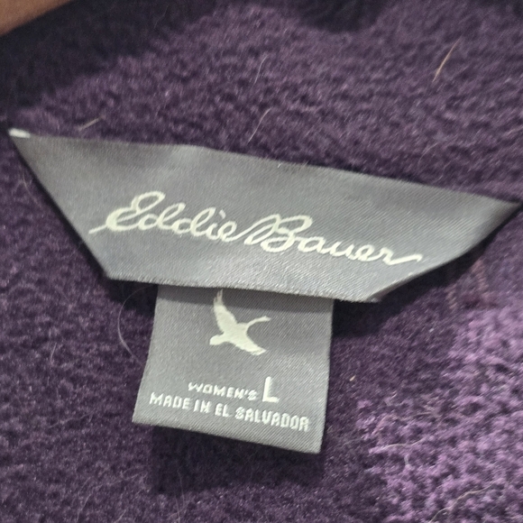 Eddie Bauer Jacket Womens Large Purple Pink 3 In 1 Ski Shell Coat Winter Fleece - Picture 3 of 10